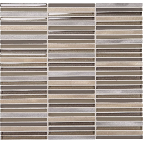 Crimson Dusk Stacked - mixed tile